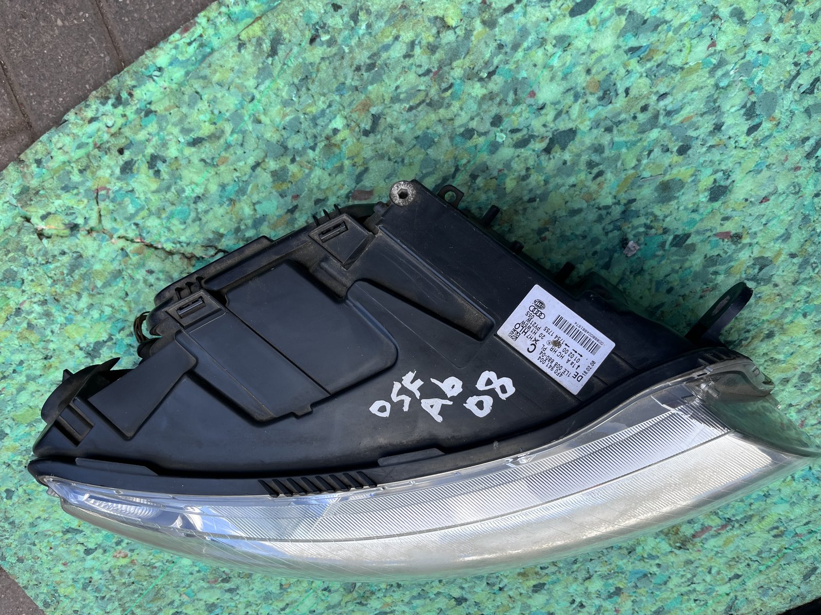2008 AUDI A6 OSF HEAD LIGHT photo 4