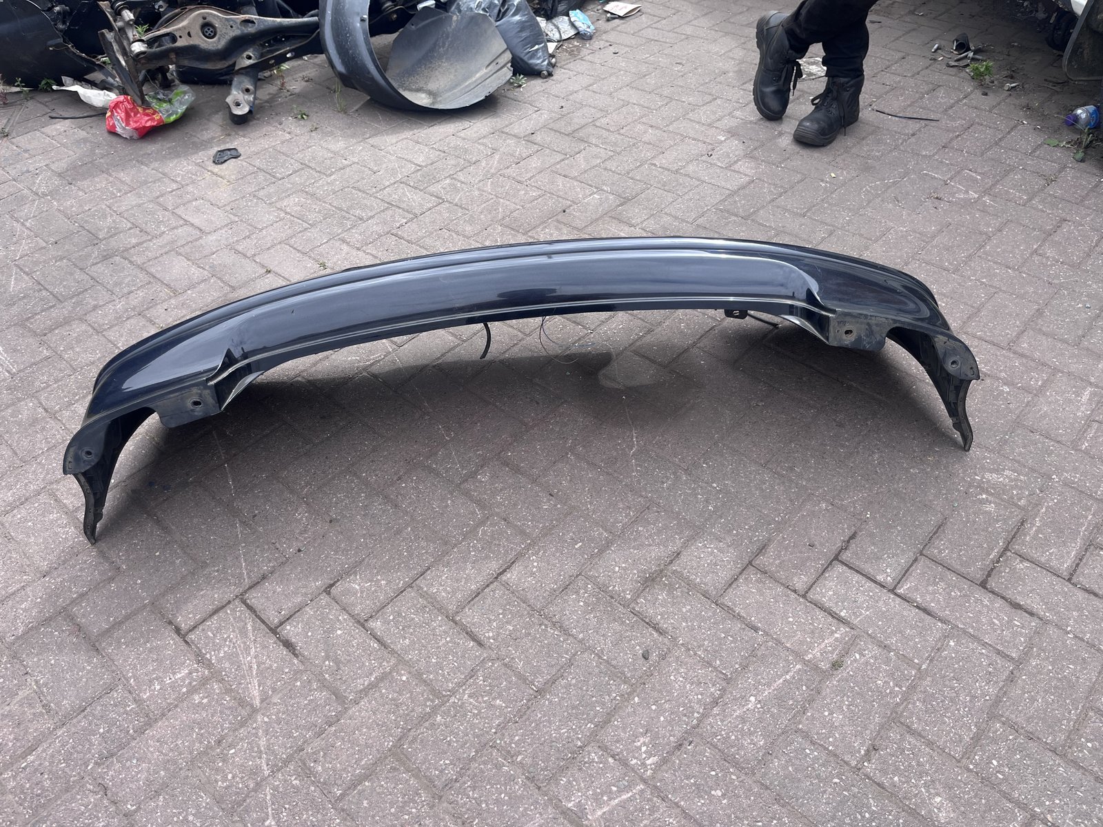 VW POLO 9N GTI REAR BACK BUMPER BLACK photo 5