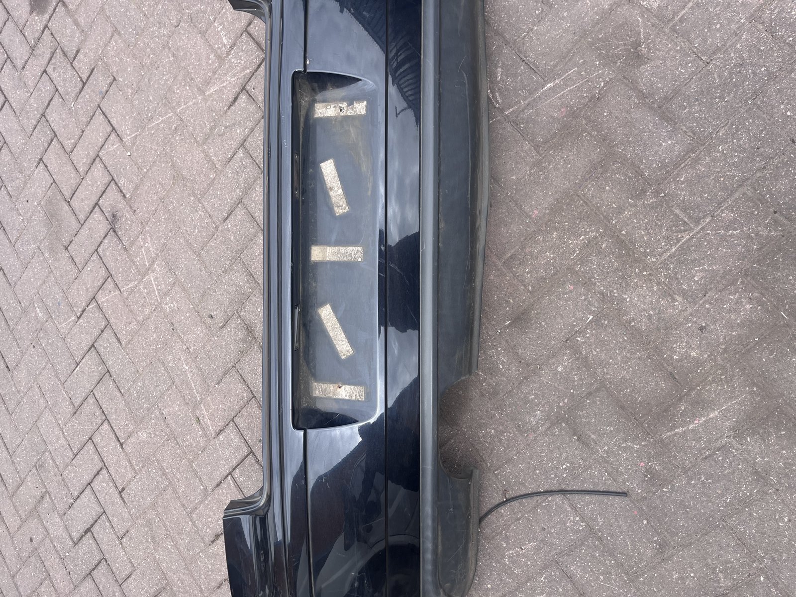 VW POLO 9N GTI REAR BACK BUMPER BLACK photo 3