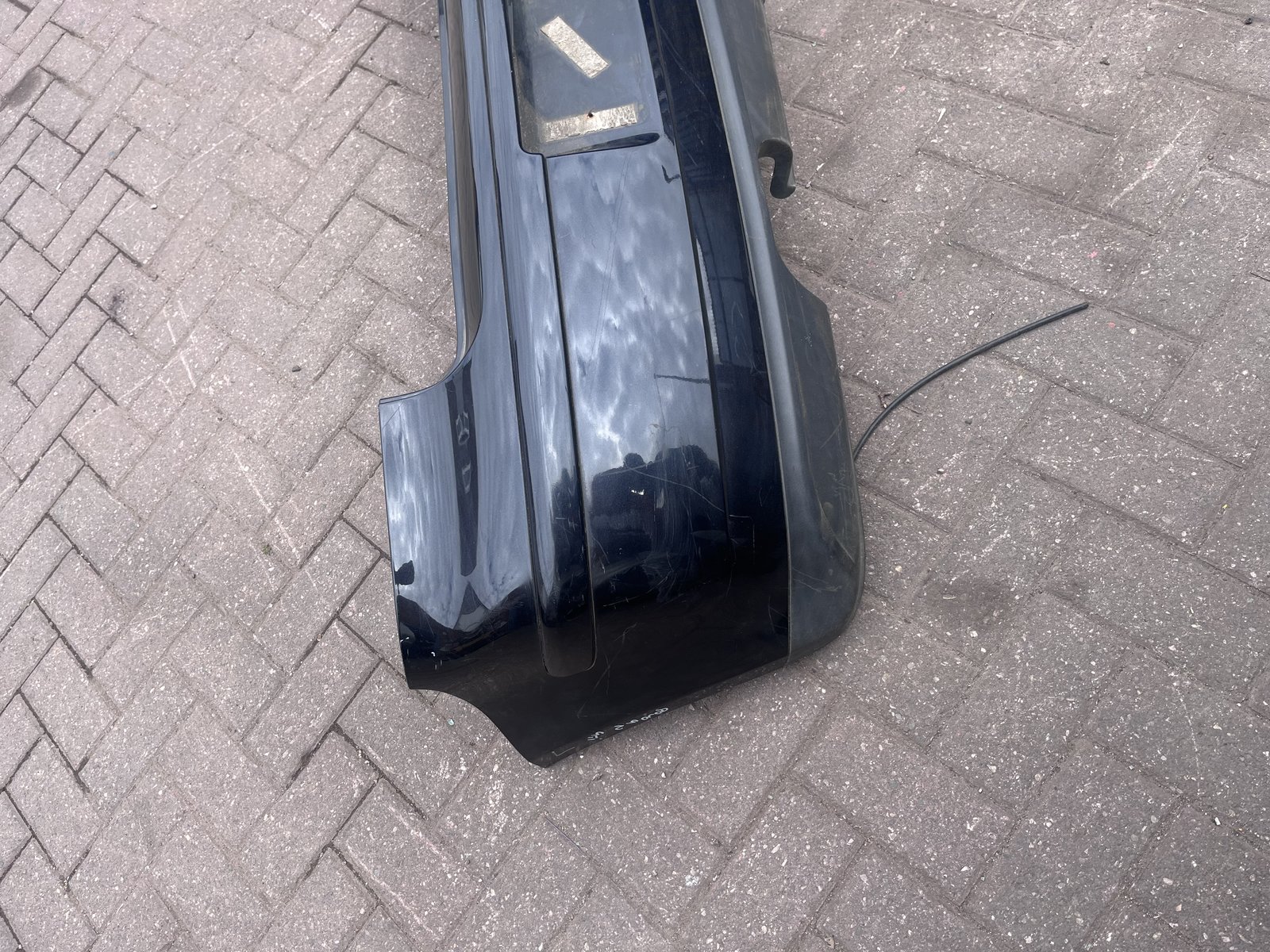 VW POLO 9N GTI REAR BACK BUMPER BLACK photo 4