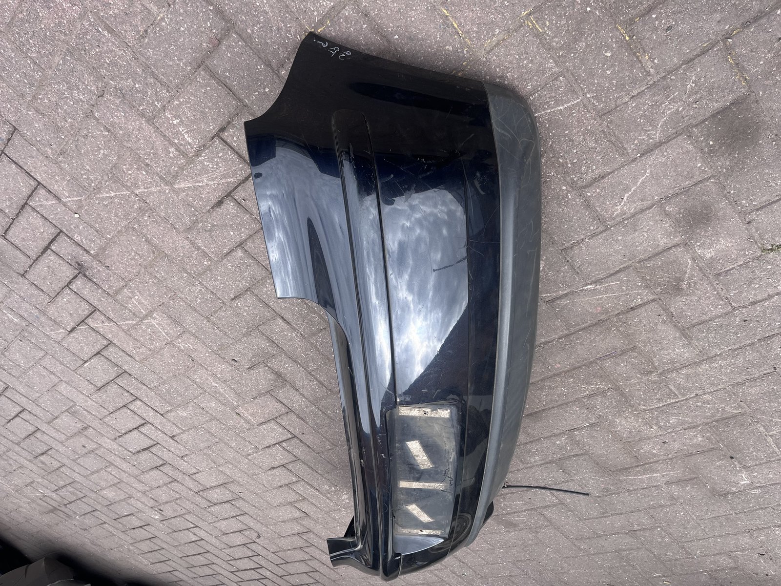 VW POLO 9N GTI REAR BACK BUMPER BLACK photo 2