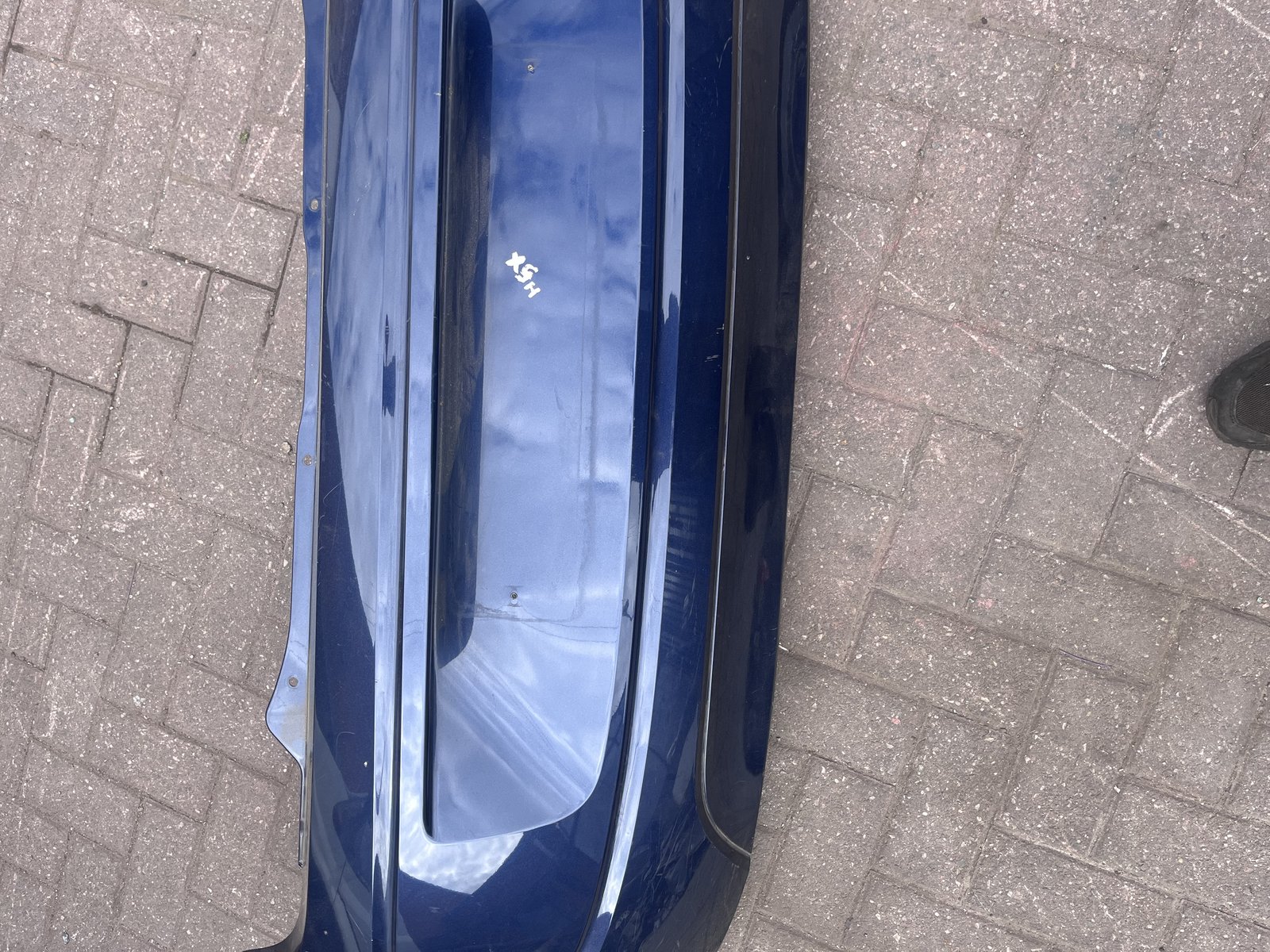 2014 VOLKESWAGON UP REAR BACK BUMPER BLUE LH5X photo 3