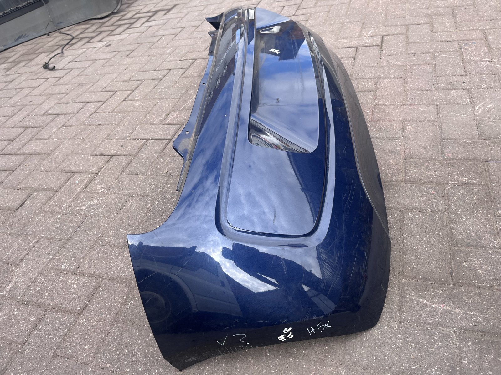 2014 VOLKESWAGON UP REAR BACK BUMPER BLUE LH5X photo 4