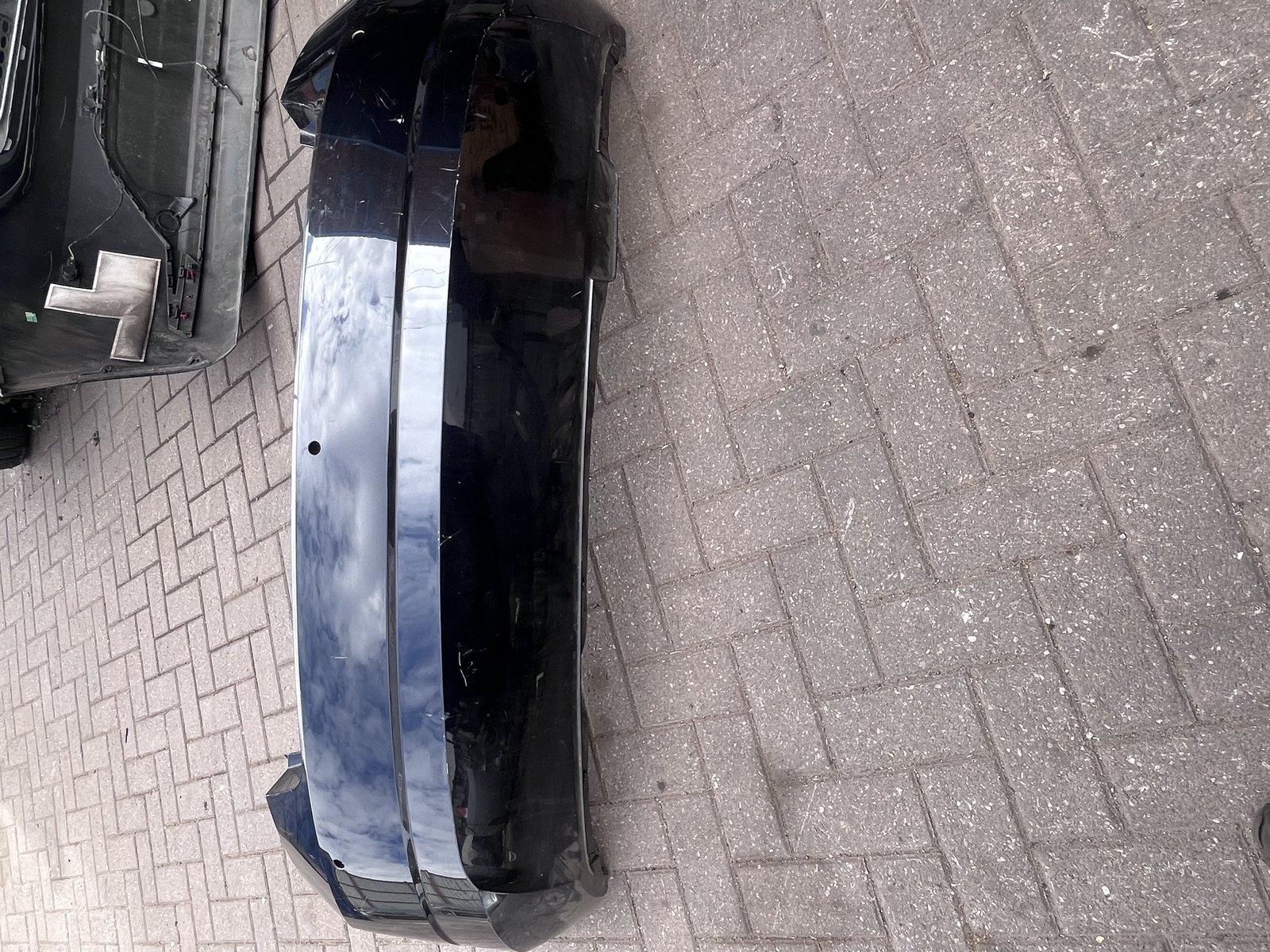 SKODA FABIA MK3 REAR BACK BUMPER BLACK LF9R photo 5