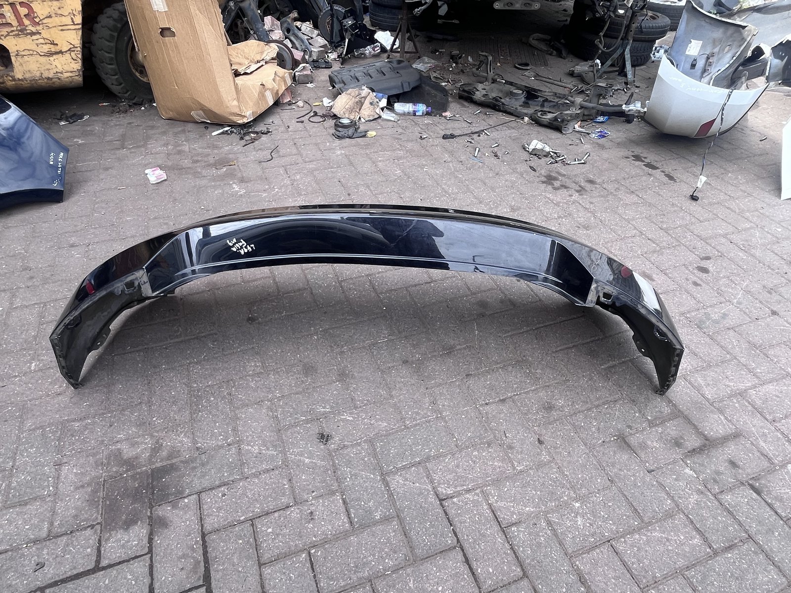 SKODA FABIA MK3 REAR BACK BUMPER BLACK LF9R photo 6
