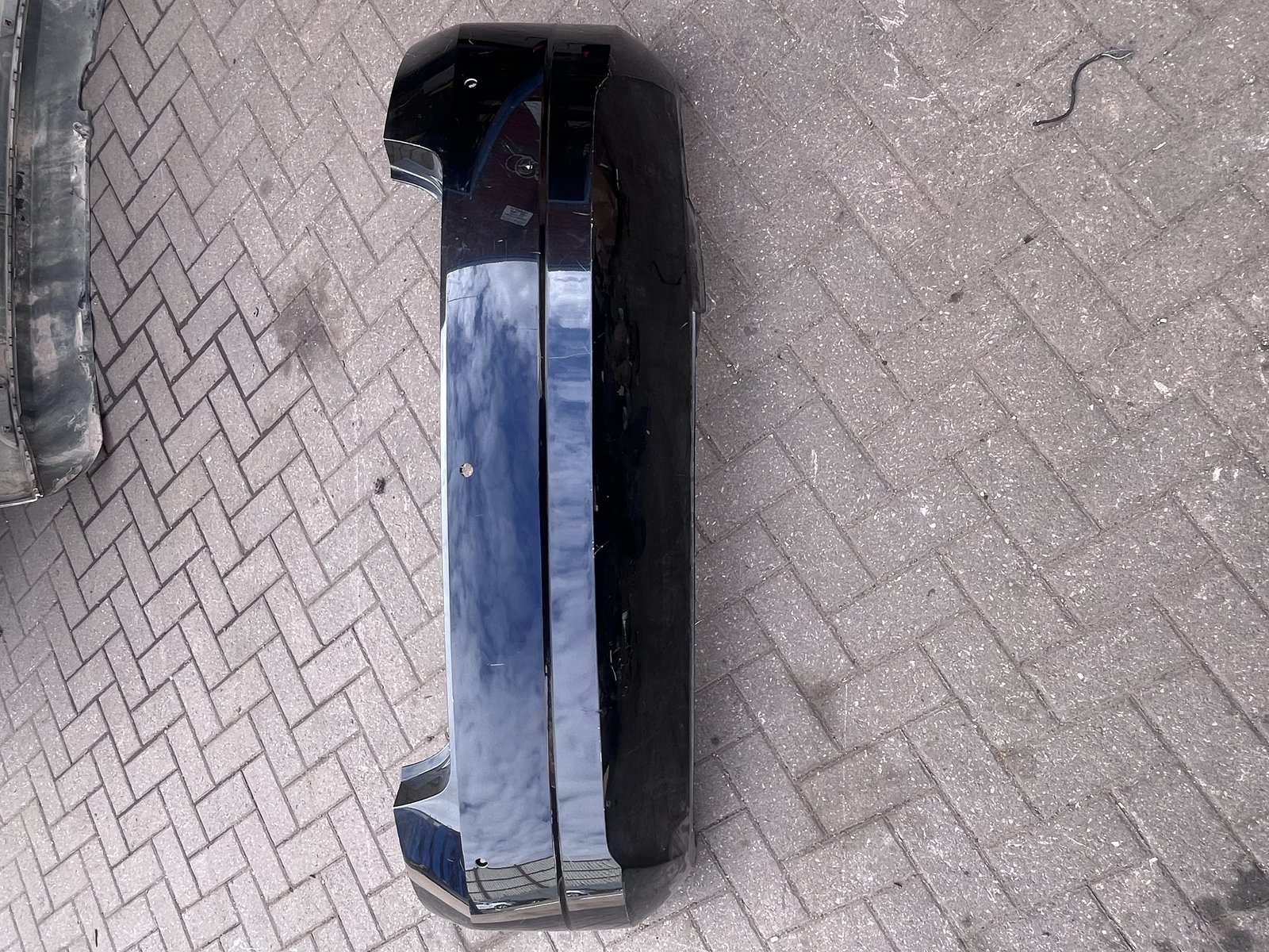 SKODA FABIA MK3 REAR BACK BUMPER BLACK LF9R