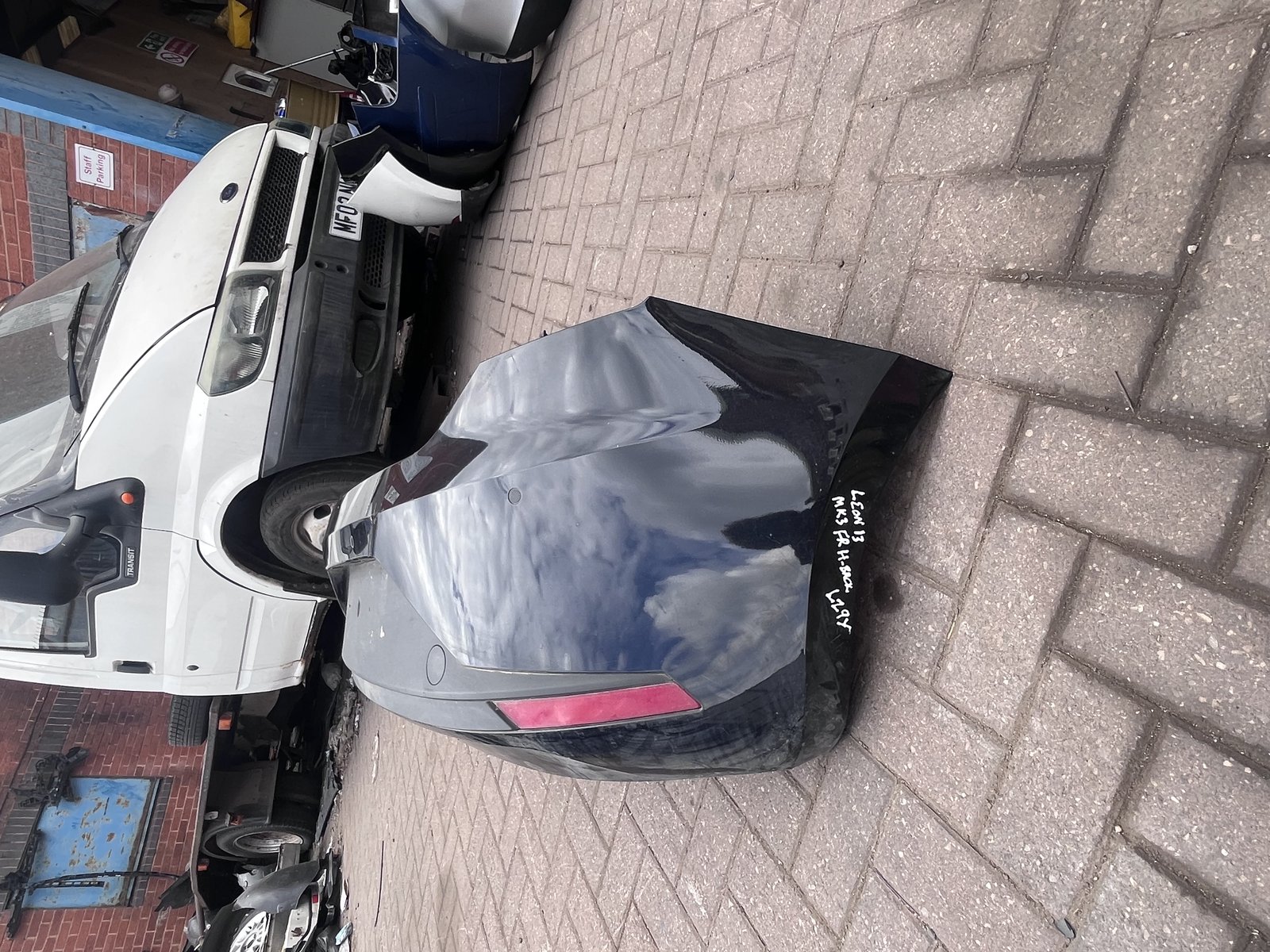 SEAT LEON FR MK3 REAR BACK BUMPER LZ9Y photo 2