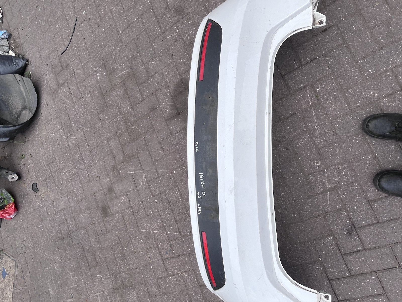 2012 SEAT IBIZA FR REAR BACK BUMPER LB9A  photo 3