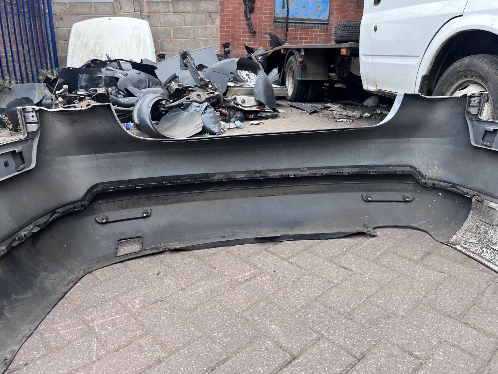 2010 VW JETTA REAR BACK BUMPER SILVER LA7W photo 7