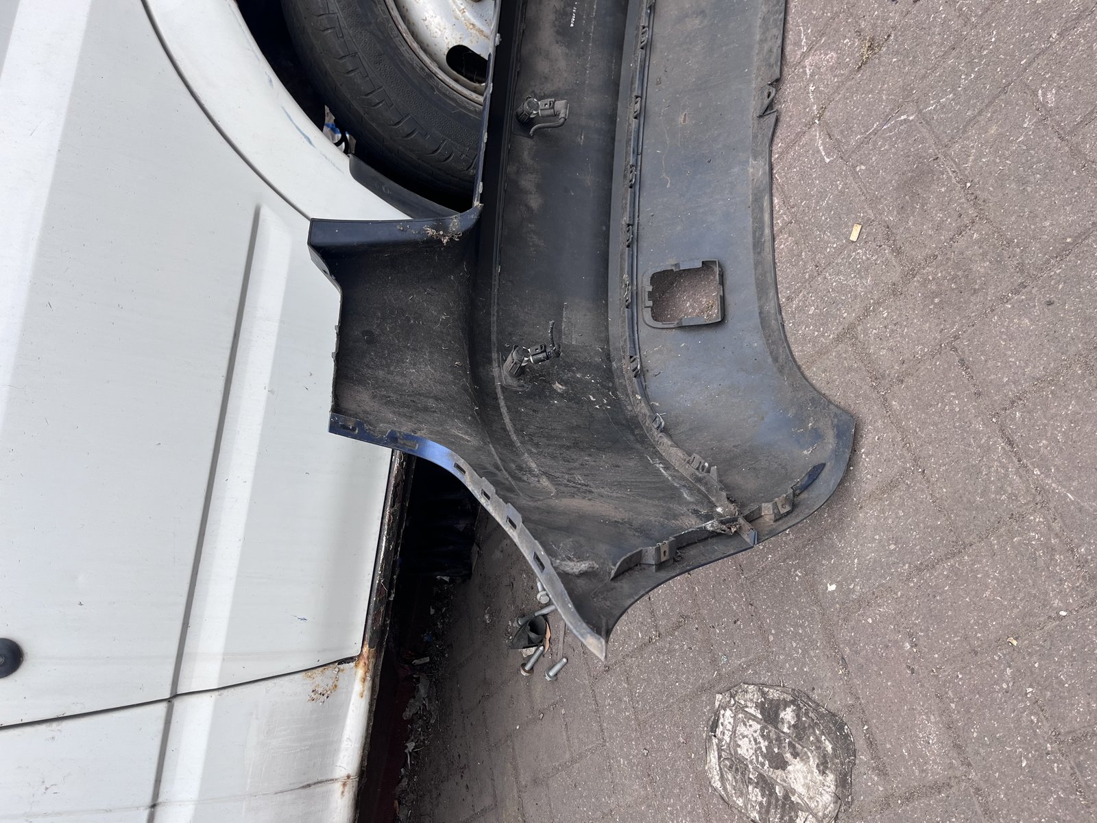 2008 AUDI A3 07 PRE FACE REAR BACK BUMPER BLUE photo 5
