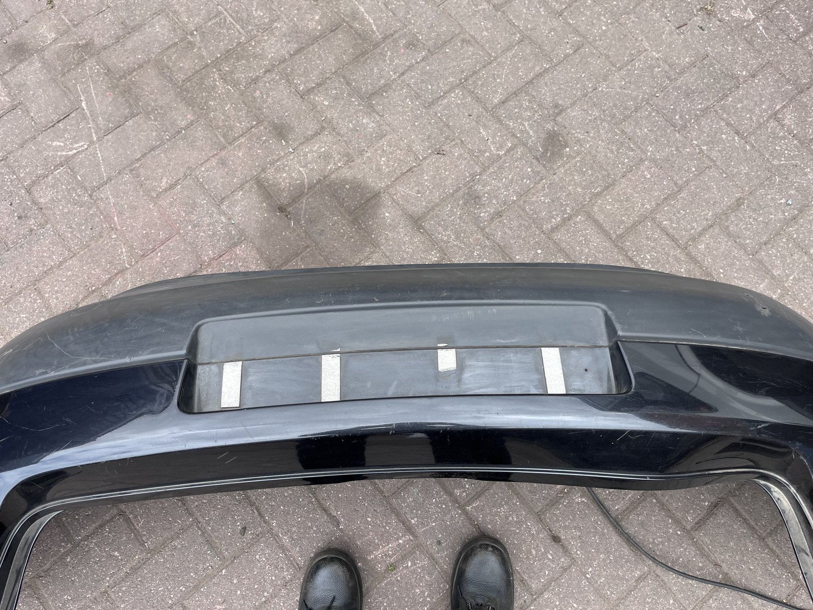 VW GOLF MK5 REAR BACK BUMPER BLACK LC9Z photo 3