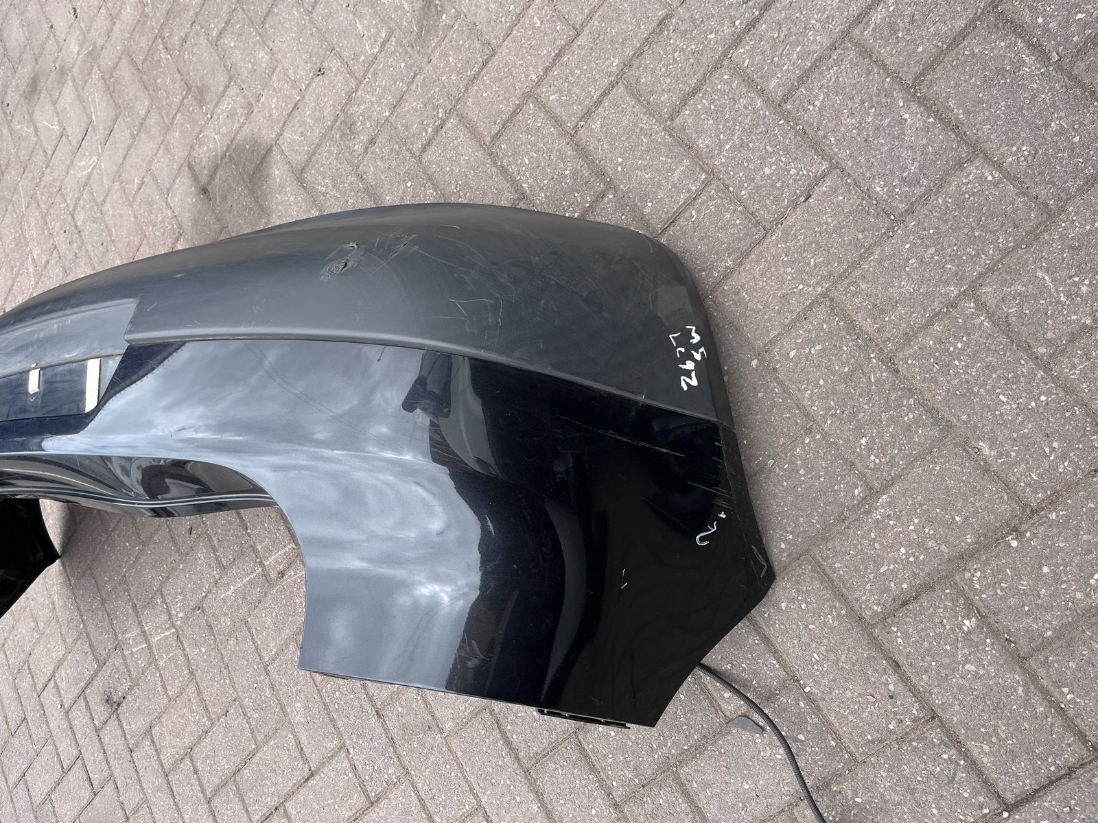 VW GOLF MK5 REAR BACK BUMPER BLACK LC9Z photo 4