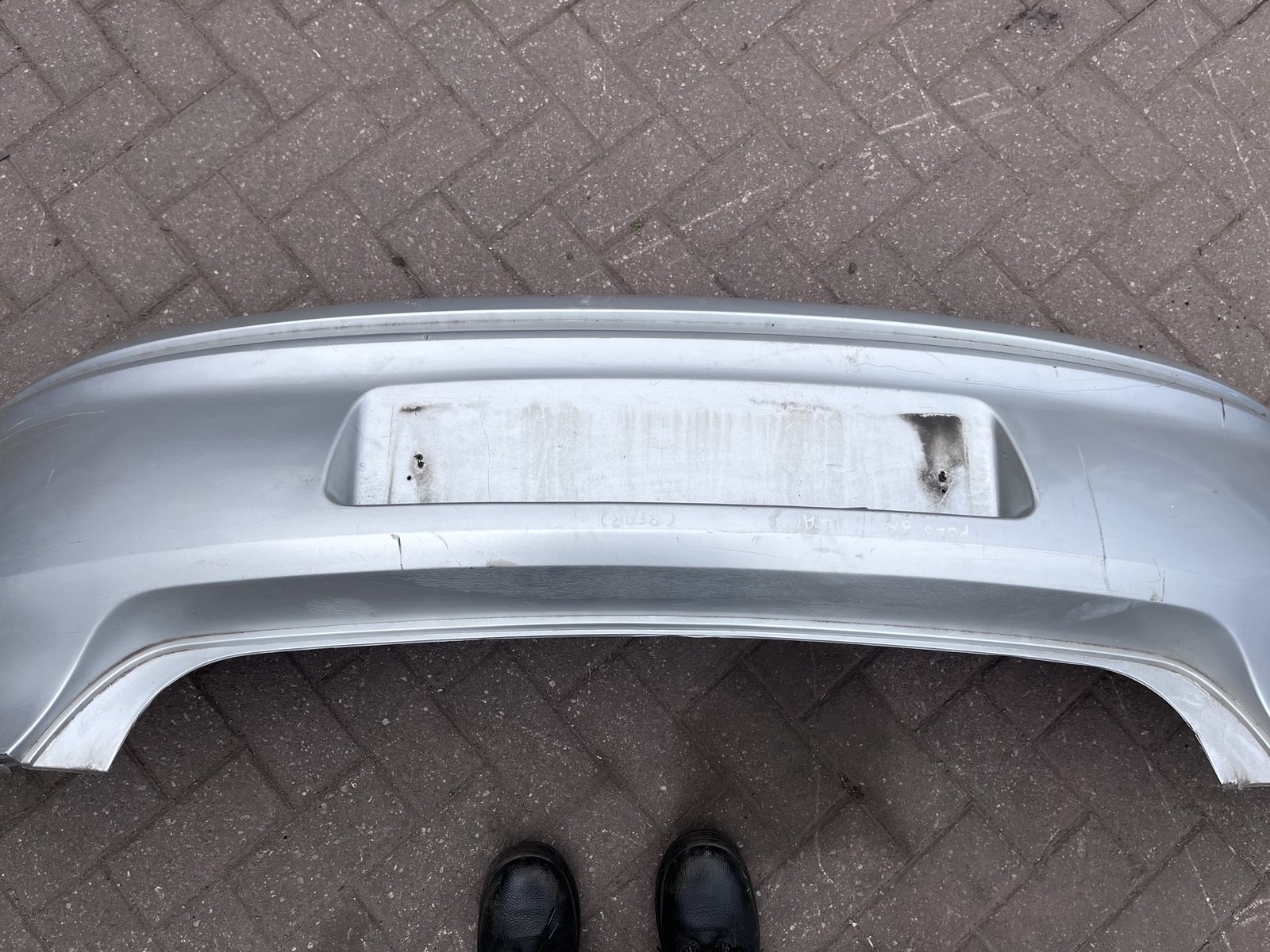 VW POLO 6R REAR BUMPER LA7W photo 3