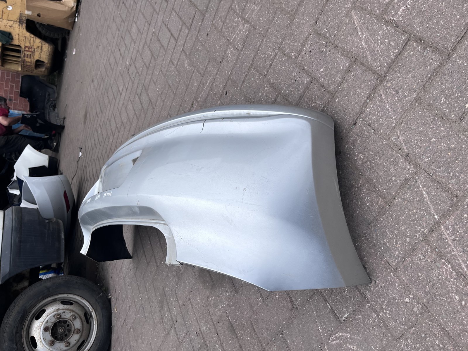 VW POLO 6R REAR BUMPER LA7W photo 2