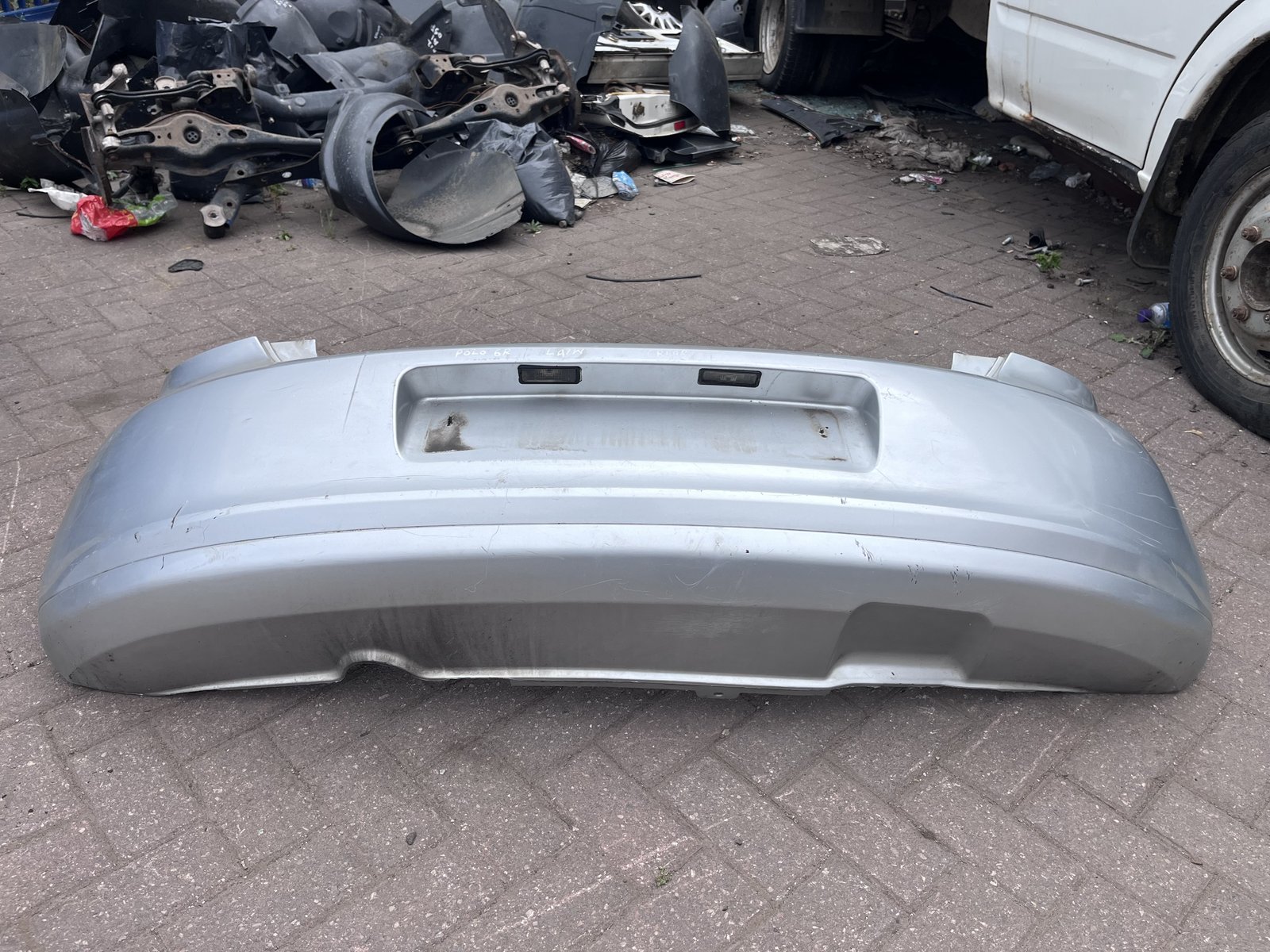 VW POLO 6R REAR BUMPER LA7W photo 5