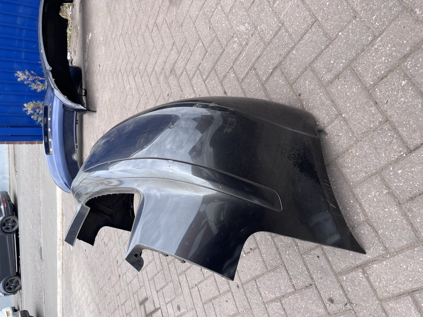 AUDI A3 08 PRE FACE REAR BACK BUMPER GREY LZL photo 2