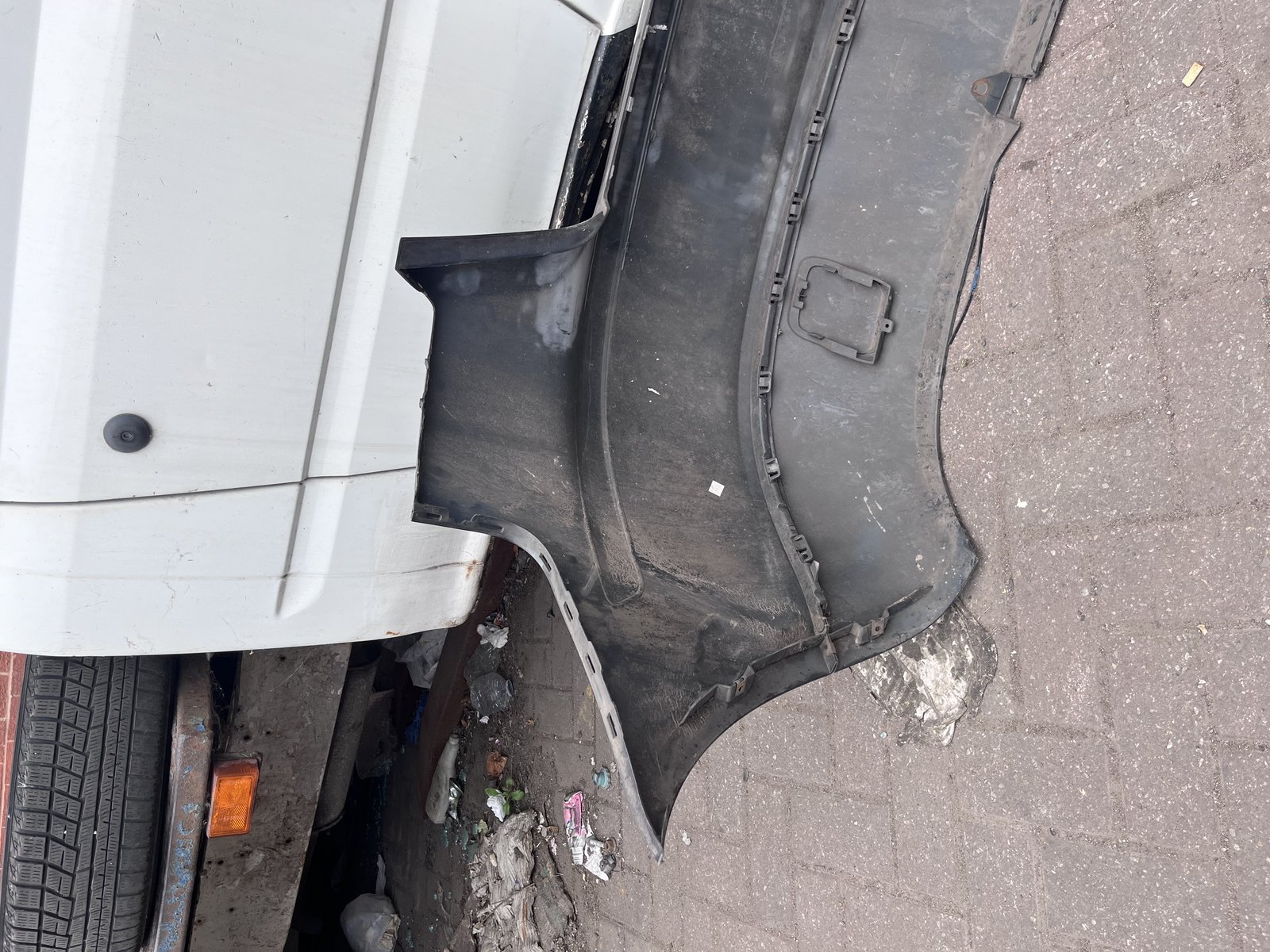 AUDI A3 08 PRE FACE REAR BACK BUMPER GREY LZL photo 7