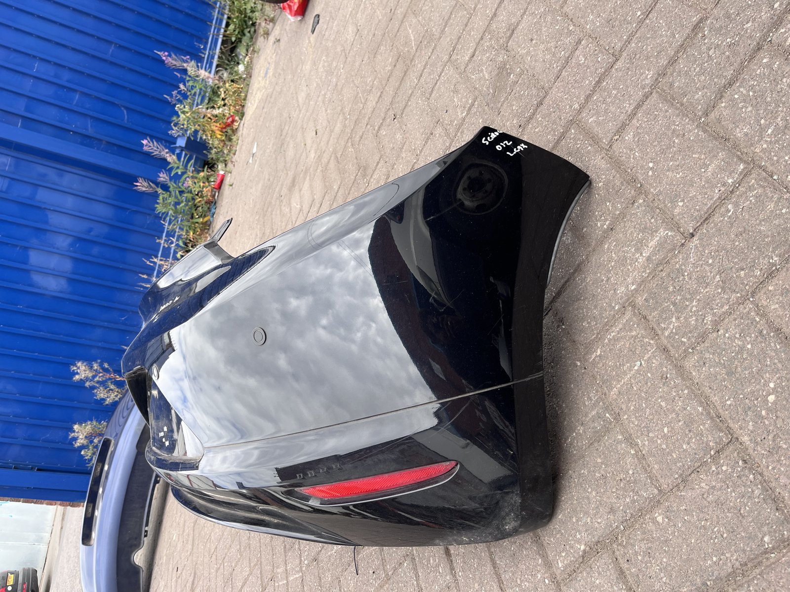 VW SCIROCO 2012 REAR BACK BUMPER BLACK LC9X  photo 3