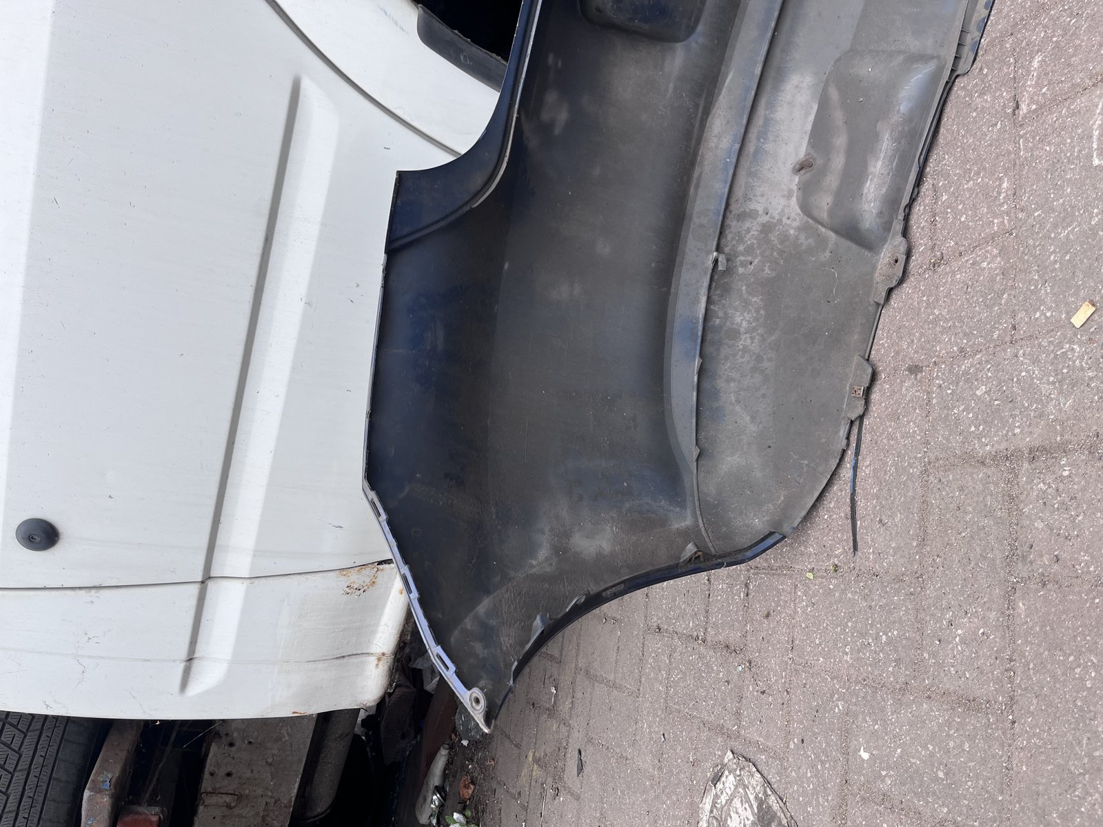 VW POLO 6R REAR BACK BUMPER BLUE LD5Q photo 7