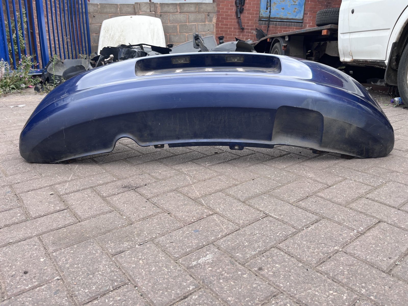 VW POLO 6R REAR BACK BUMPER BLUE LD5Q photo 5