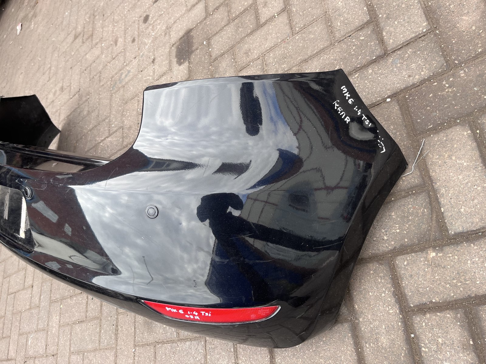VW GOLF  MK6 REAR BACK BUMBER  BLACK LC9X photo 4