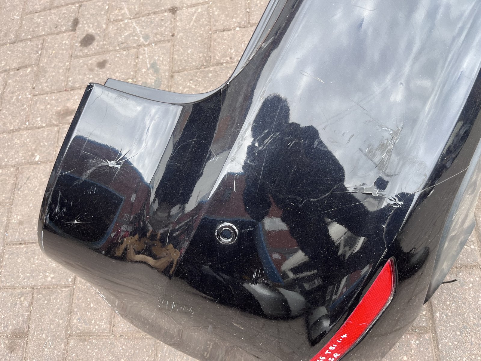 VW GOLF  MK6 REAR BACK BUMBER  BLACK LC9X photo 3