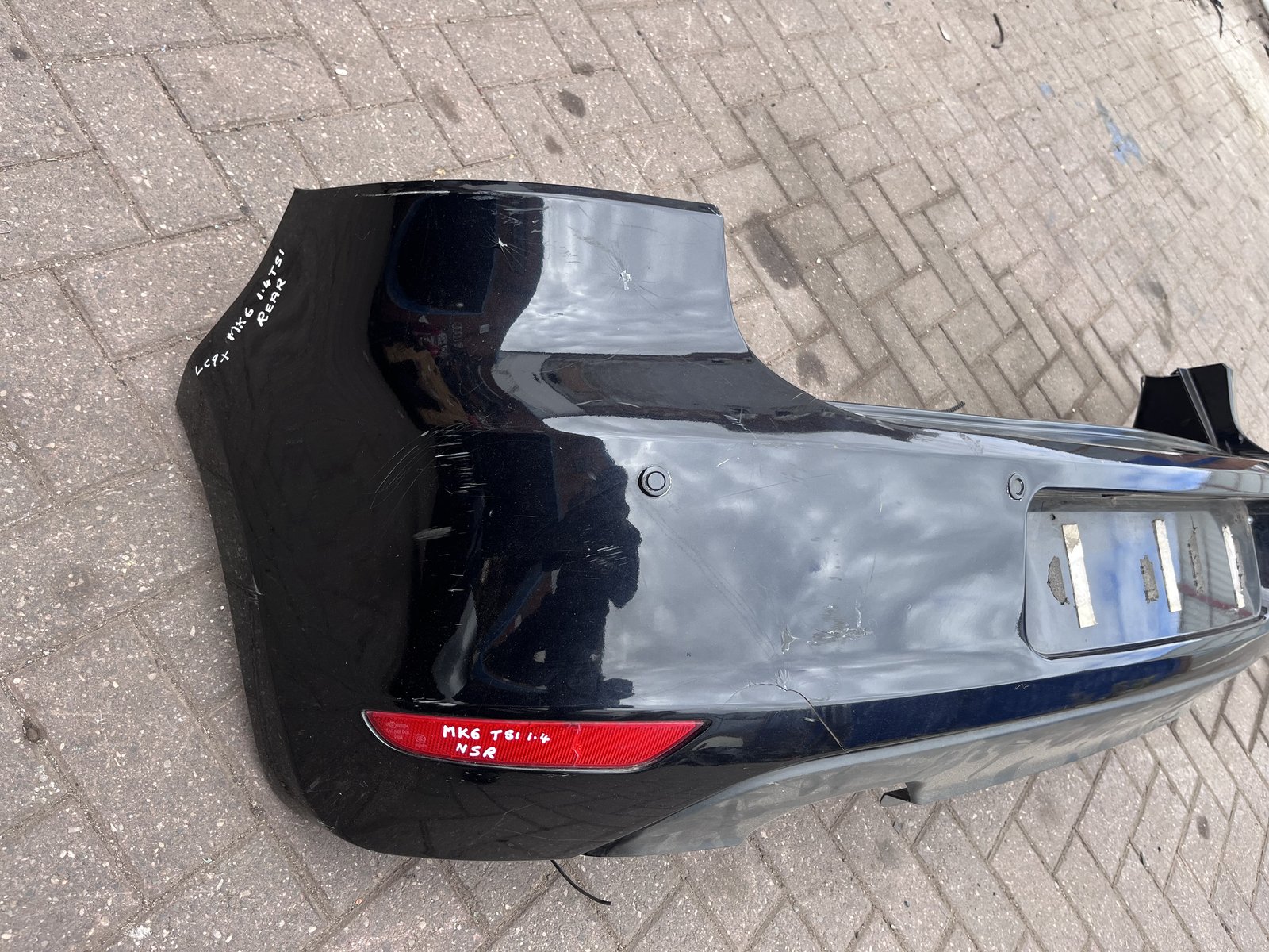 VW GOLF  MK6 REAR BACK BUMBER  BLACK LC9X photo 2