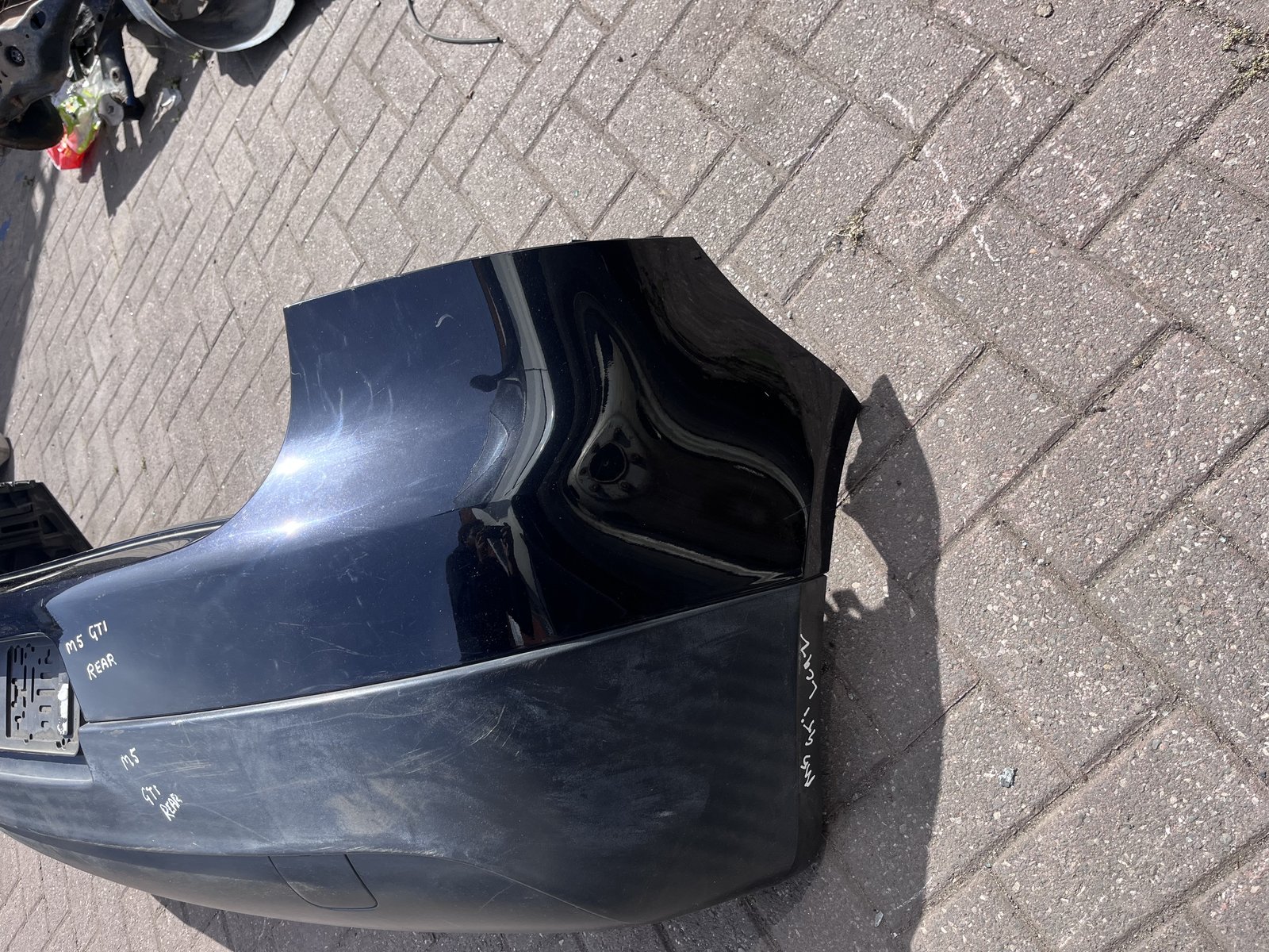 VW GOLF M5 GTI REAR back BUMPER BLACK LC9Z photo 3