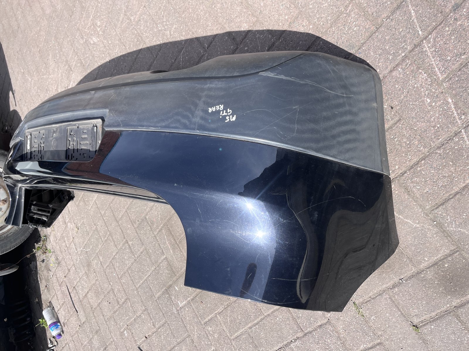 VW GOLF M5 GTI REAR back BUMPER BLACK LC9Z photo 2