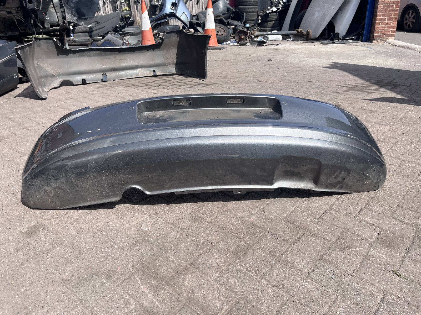 VW POLO 6R REAR BACK BUMPER GREY LD7R photo 6