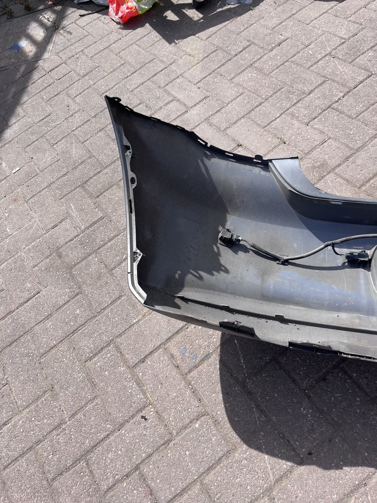 VW POLO 6R REAR BACK BUMPER GREY LD7R photo 7