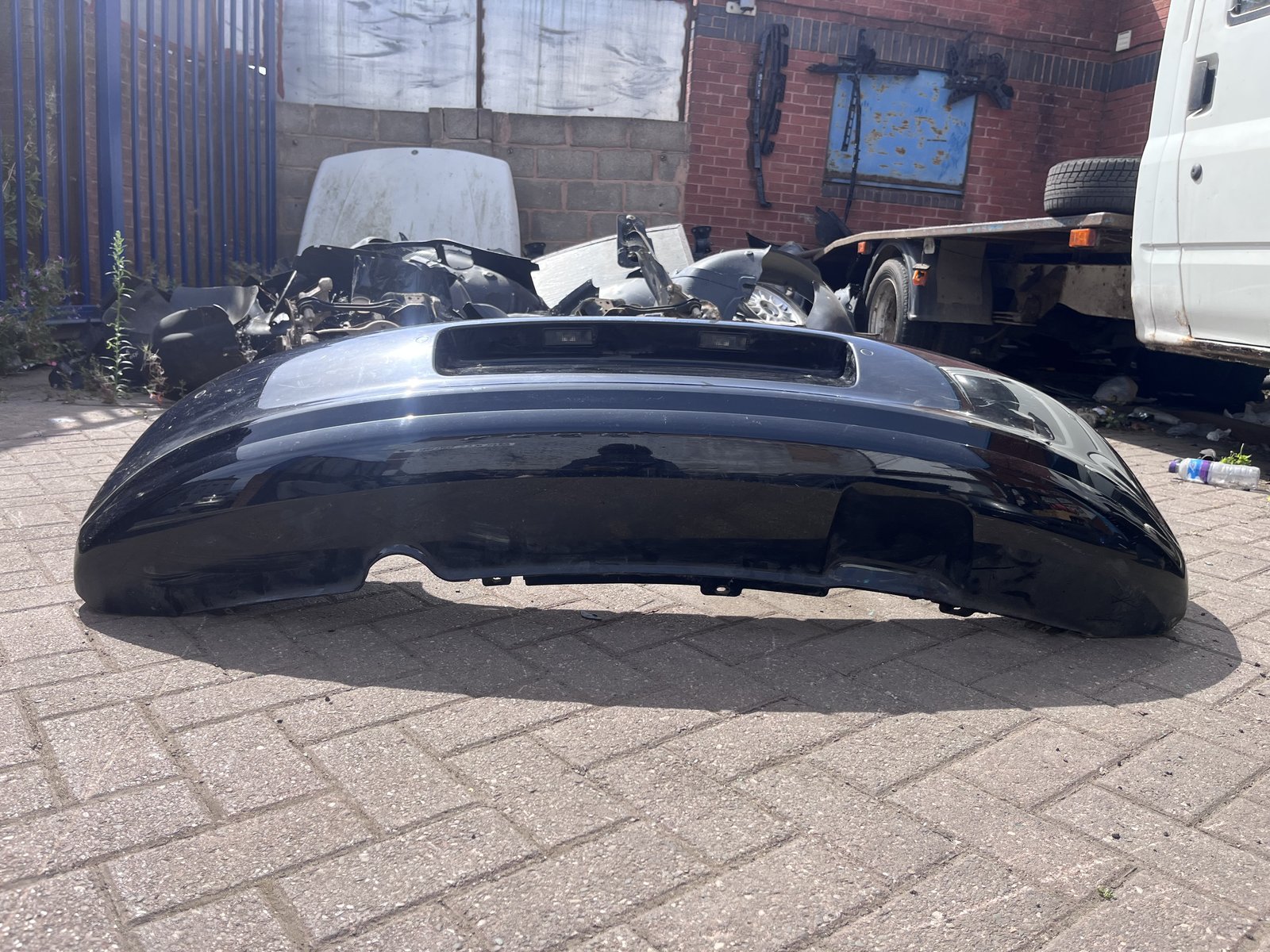 VW POLO 6R 13 REAR BACK BUMPER BLACK LC9X photo 6