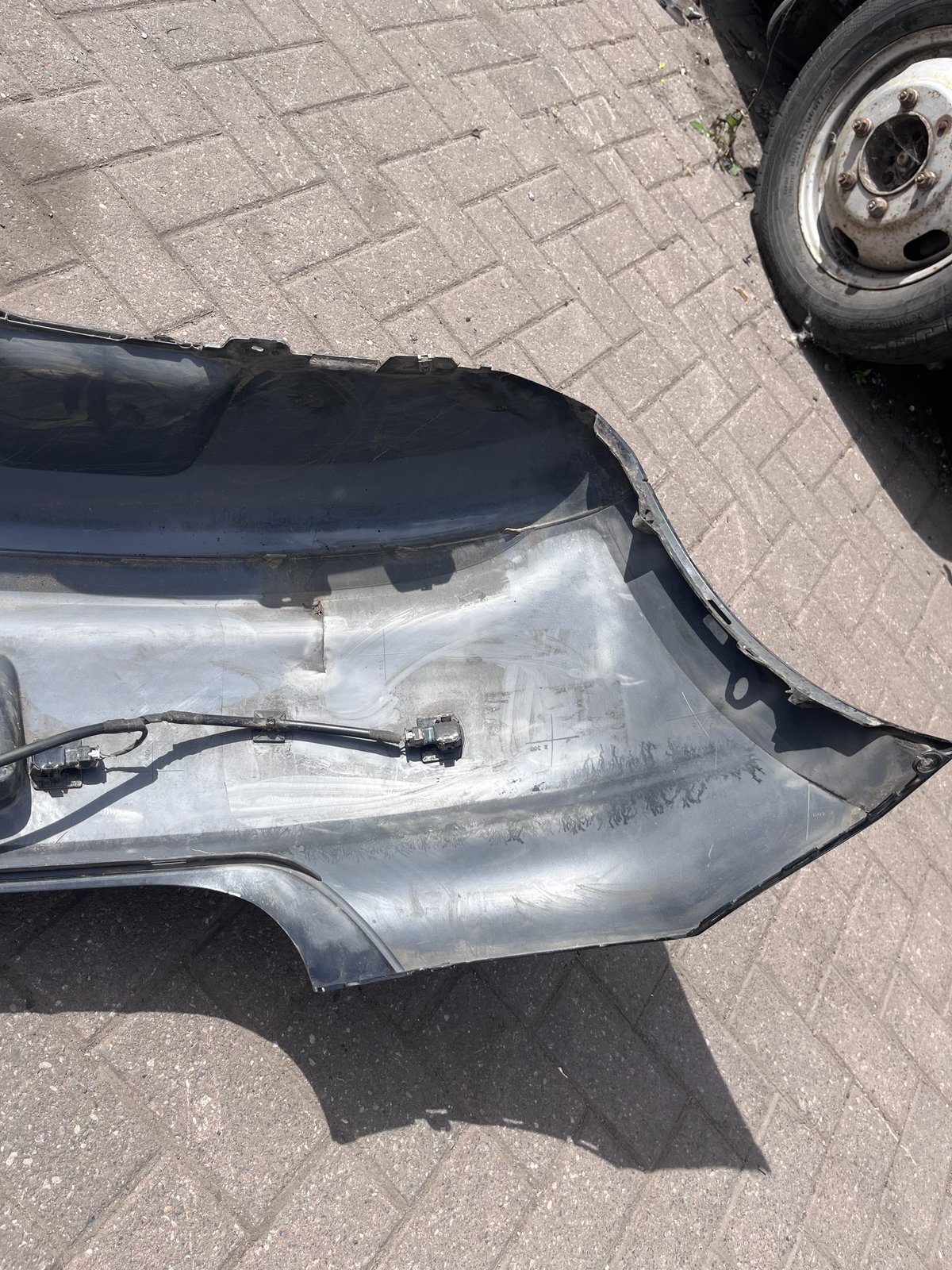 VW POLO 6R 13 REAR BACK BUMPER BLACK LC9X photo 7