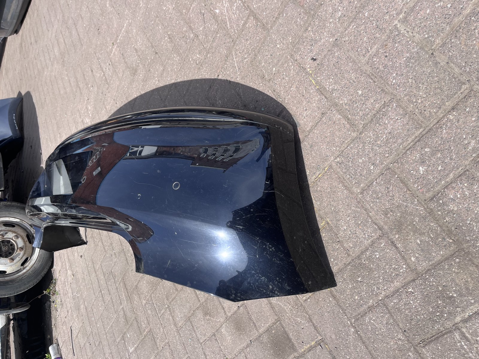 VW POLO 6R 13 REAR BACK BUMPER BLACK LC9X photo 5