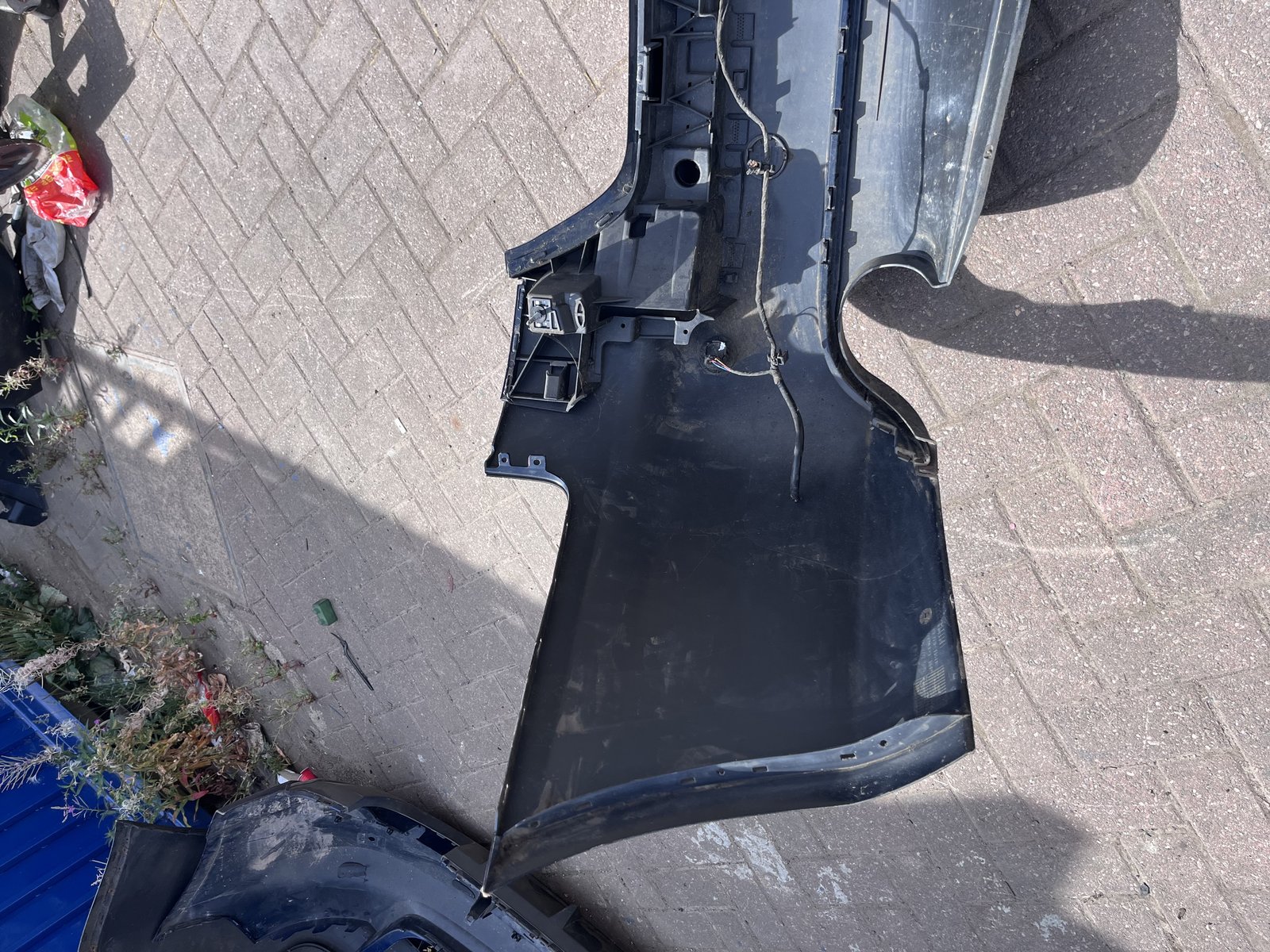 AUDI A4 B8 REAR BACK BUMPER BLUE LZ5A photo 8
