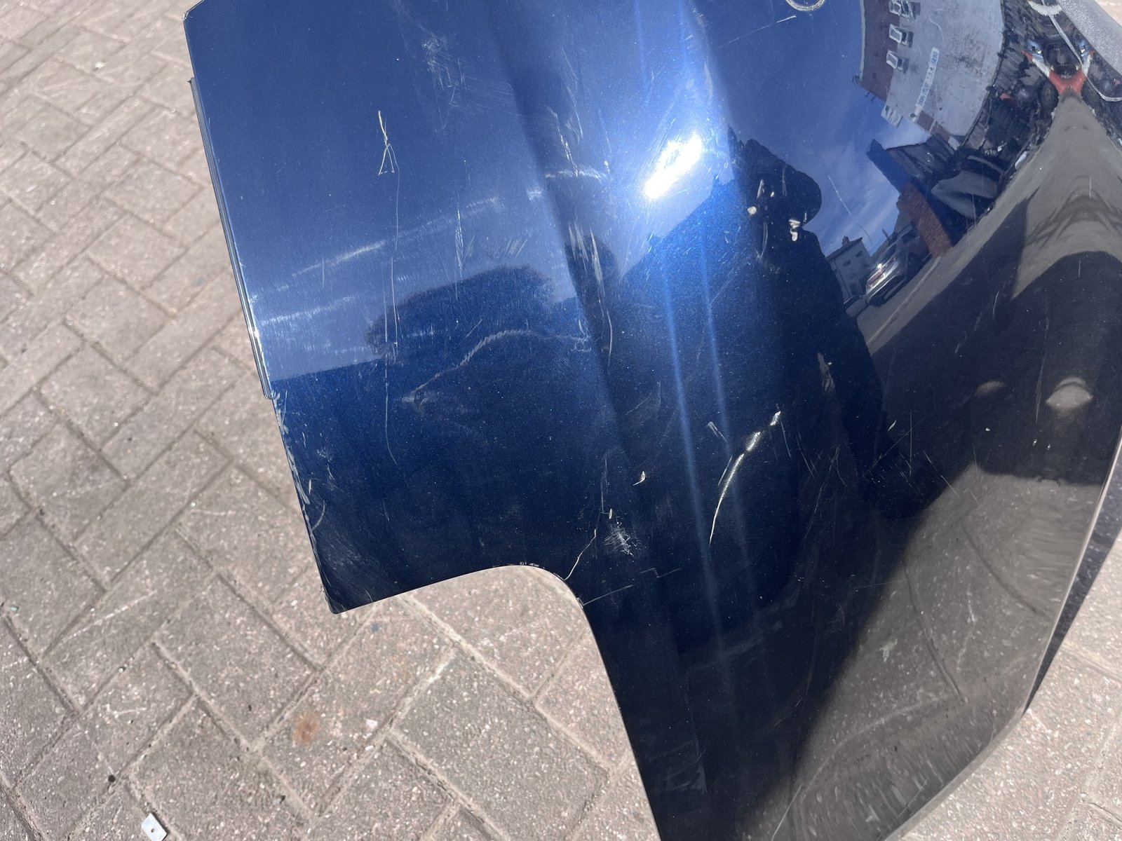 AUDI A4 B8 REAR BACK BUMPER BLUE LZ5A photo 4
