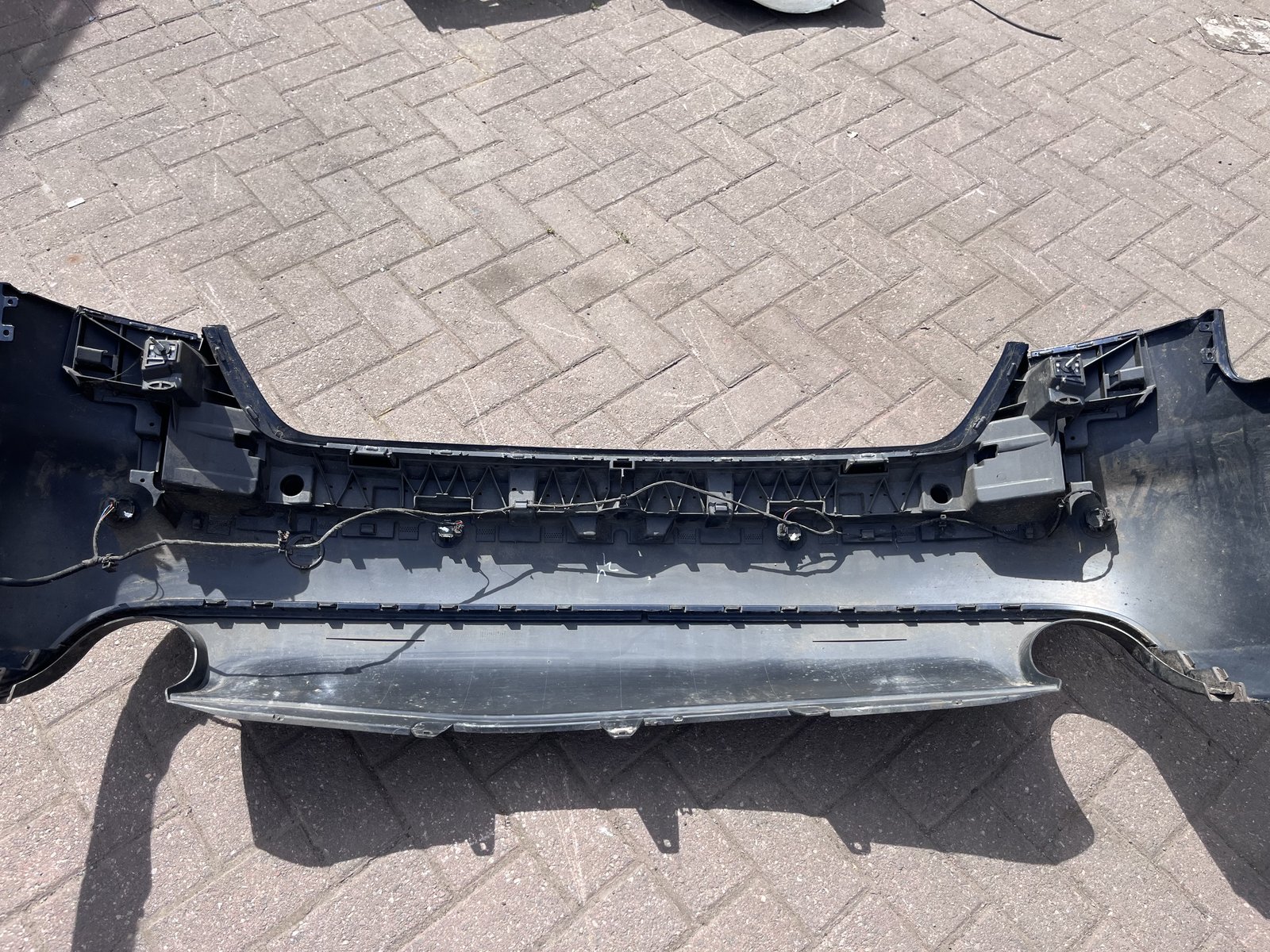 AUDI A4 B8 REAR BACK BUMPER BLUE LZ5A photo 10