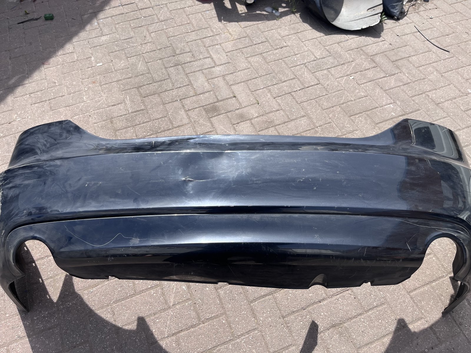 AUDI A6 08 REAR BACK BUMPER BLACK LZ9Y photo 3