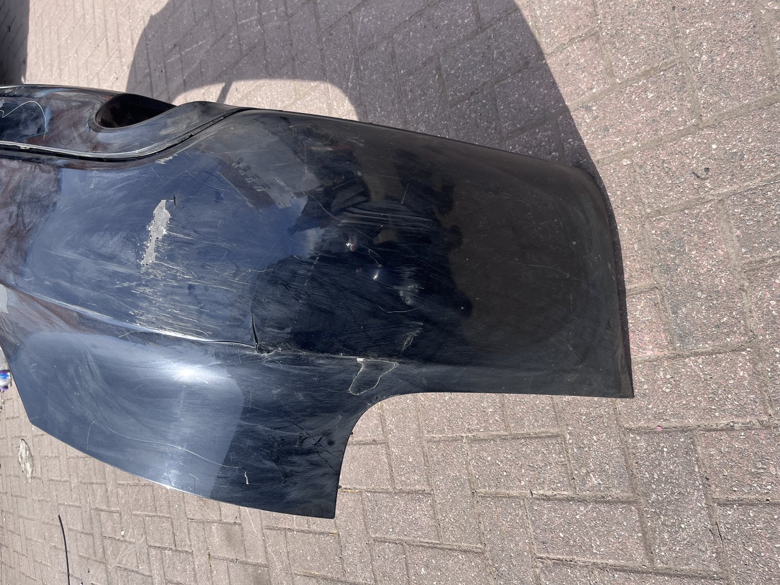 AUDI A6 08 REAR BACK BUMPER BLACK LZ9Y photo 5
