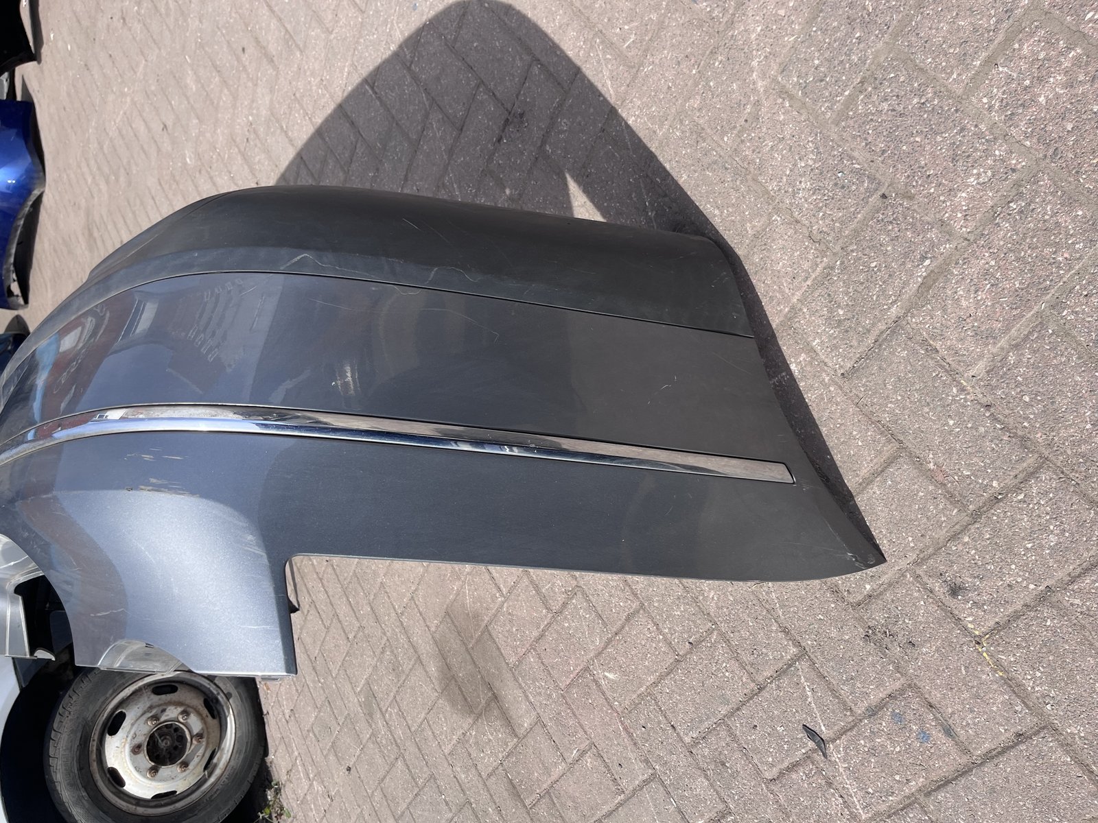 VOLKESWAGON PASSAT B6 REAR BACK BUMPER GREY LA7T  photo 4