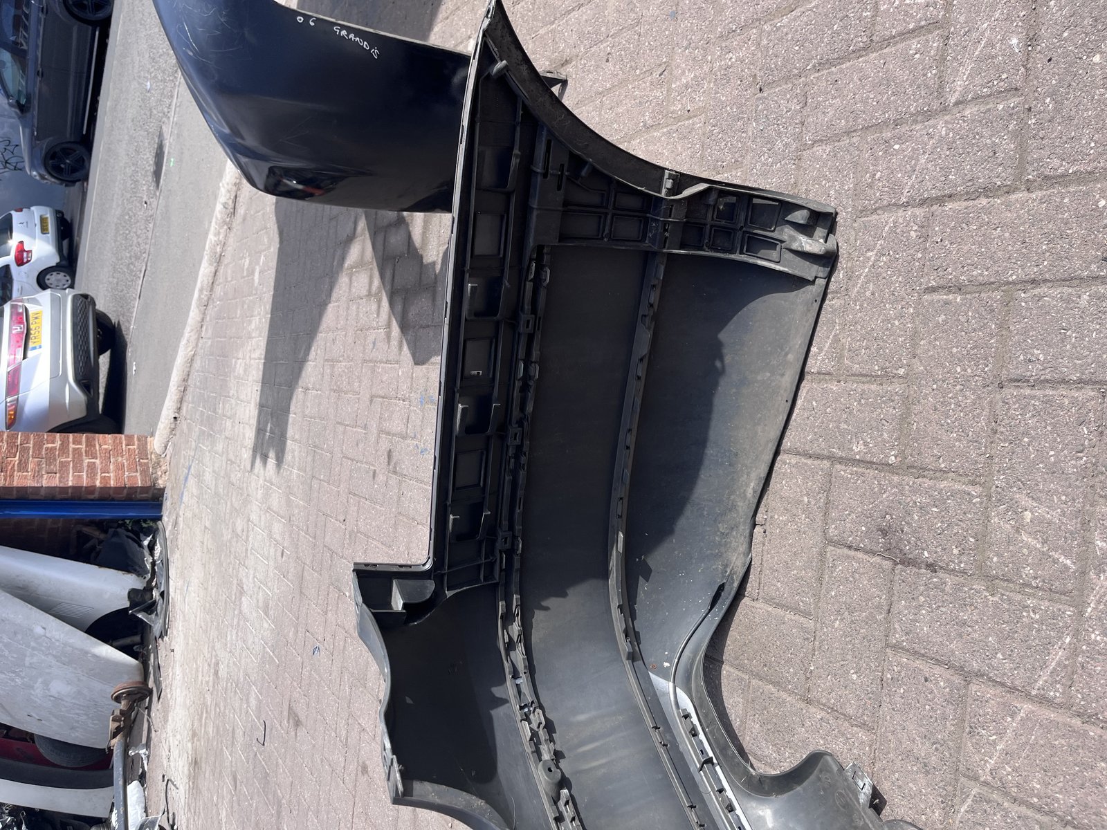 VOLKESWAGON PASSAT B6 REAR BACK BUMPER GREY LA7T  photo 7