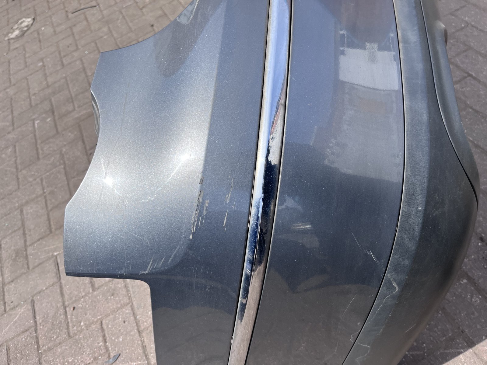 VOLKESWAGON PASSAT B6 REAR BACK BUMPER GREY LA7T  photo 2