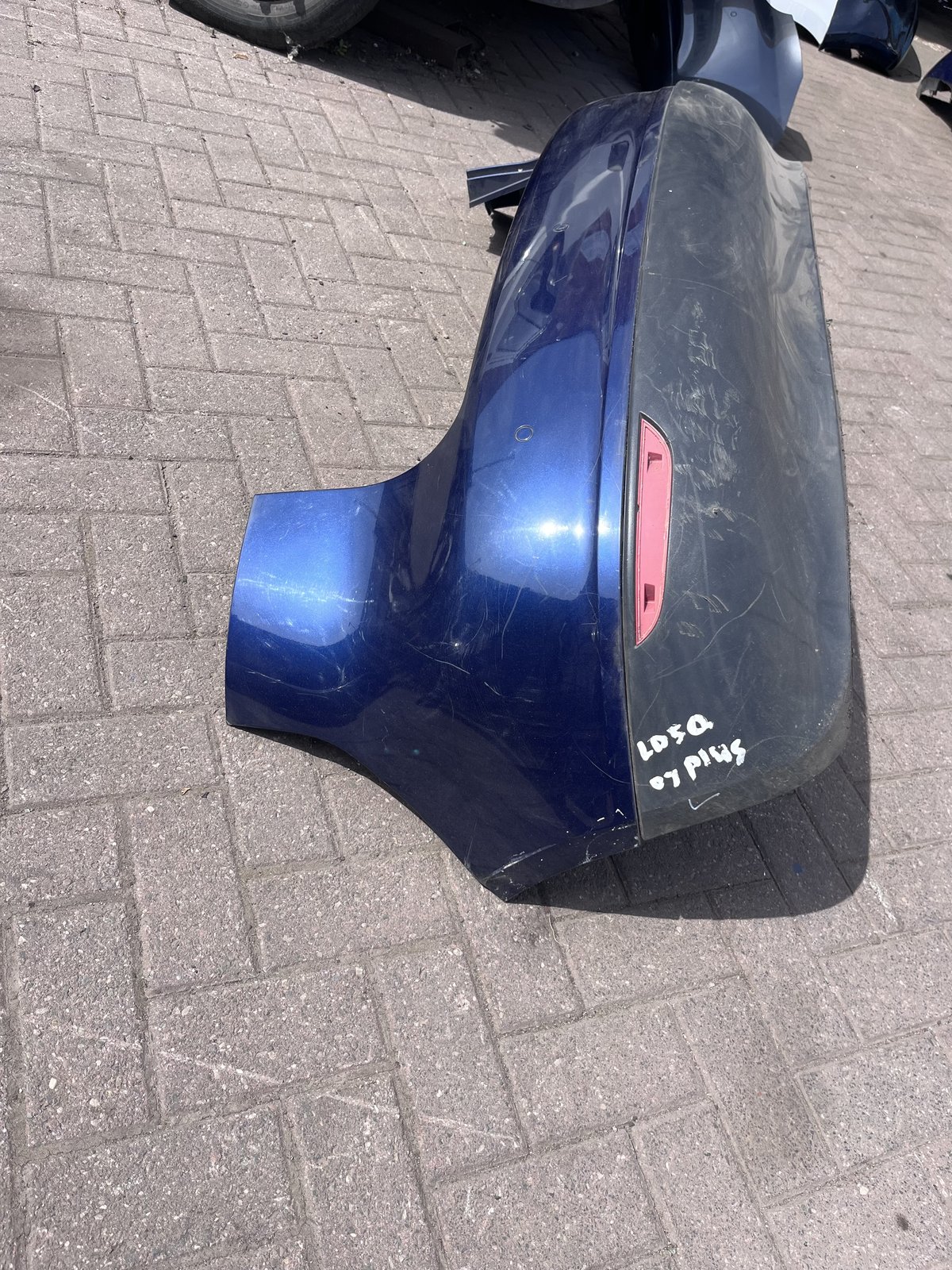 VOLKES WAGON GOLF PLUS 07 REAR BACK BUMPER BLUE LD5Q photo 2