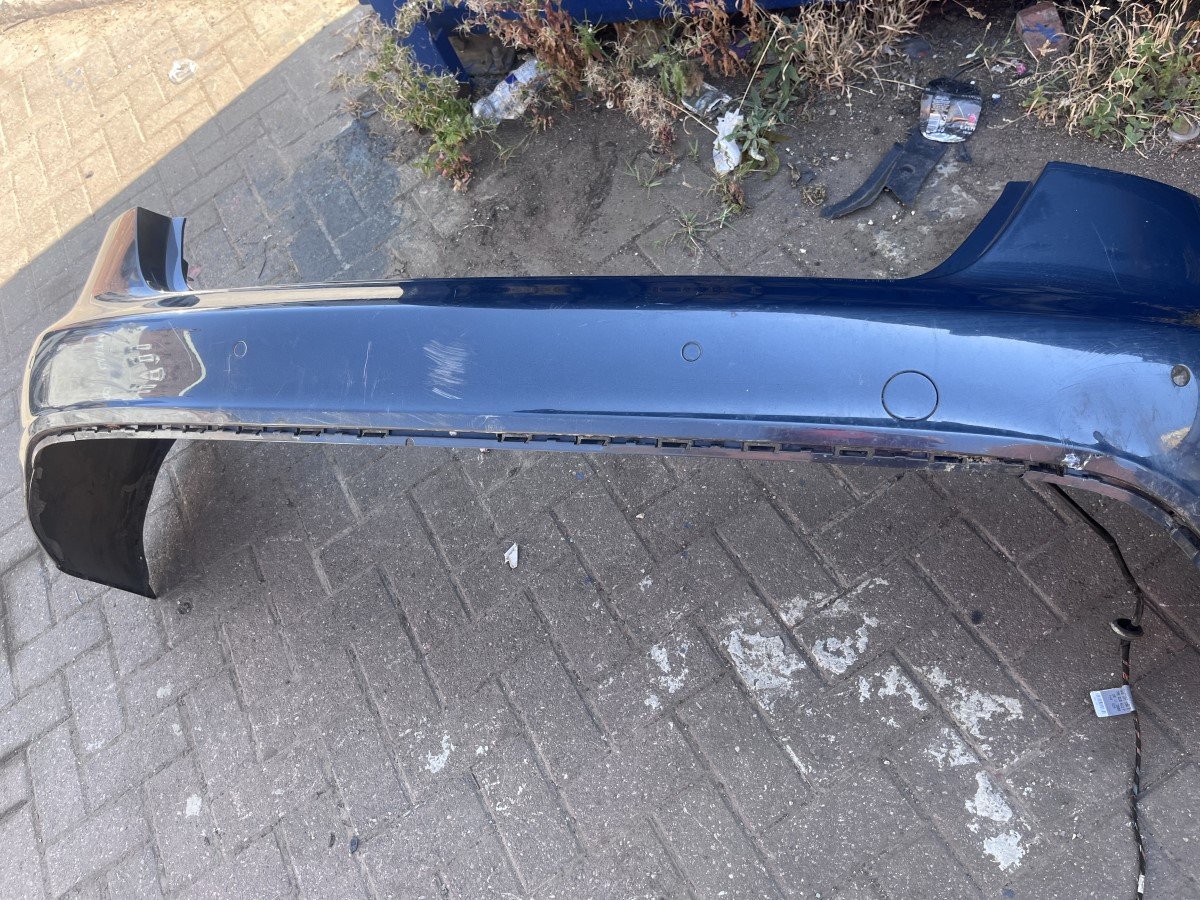 AUDI A4 B8 SALOON REAR BACK BUMPER GREY LZ7H photo 4