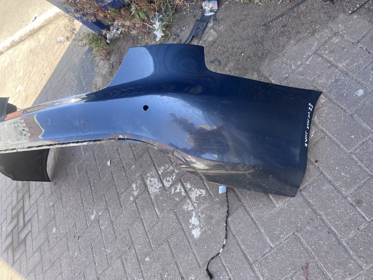 AUDI A4 B8 SALOON REAR BACK BUMPER GREY LZ7H photo 2